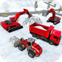 雪地挖掘机模拟