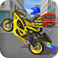 警察摩托车竞赛模拟器(Police MotorBike Race Simulator 3D)