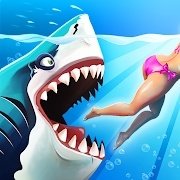 饥饿鲨破解版999999金币99999钻石(Hungry Shark)v4.9.4
