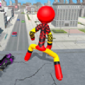 火柴人城市超级保卫者(Stickman Rope Hero Superhero)v1.0